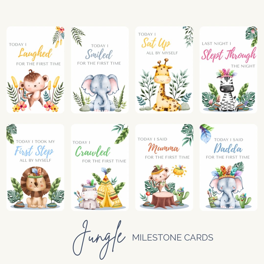 Baby Milestone Card Kit - Set of 32 (Digital Download) - Mumma Bear