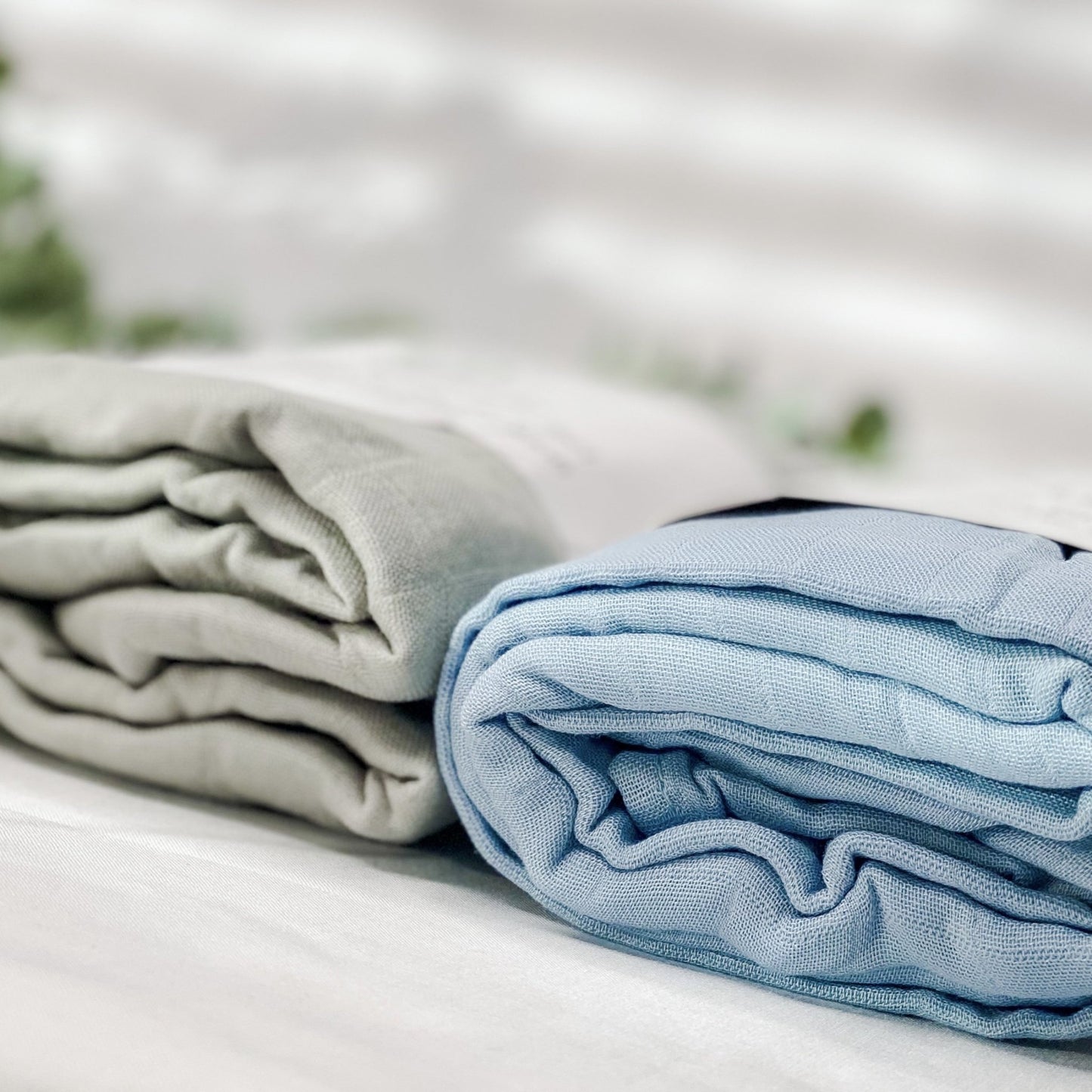 Bamboo + Organic Cotton Muslin Wraps - Francis - Mumma Bear Mum And Baby