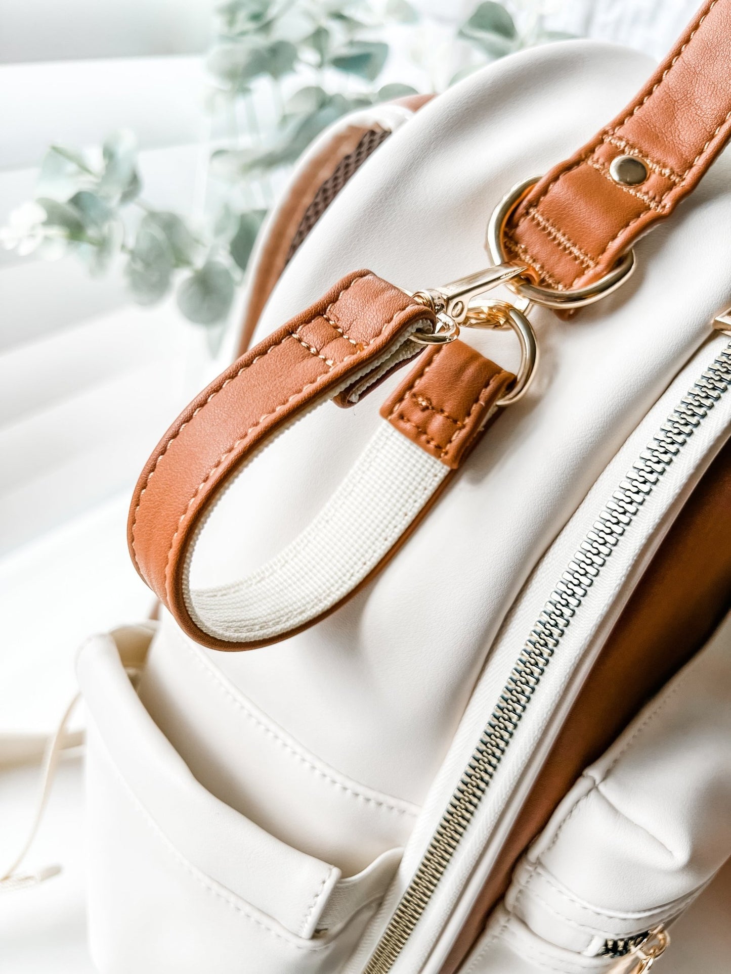 Banksia - Vegan Leather Nappy Backpack - Mumma Bear
