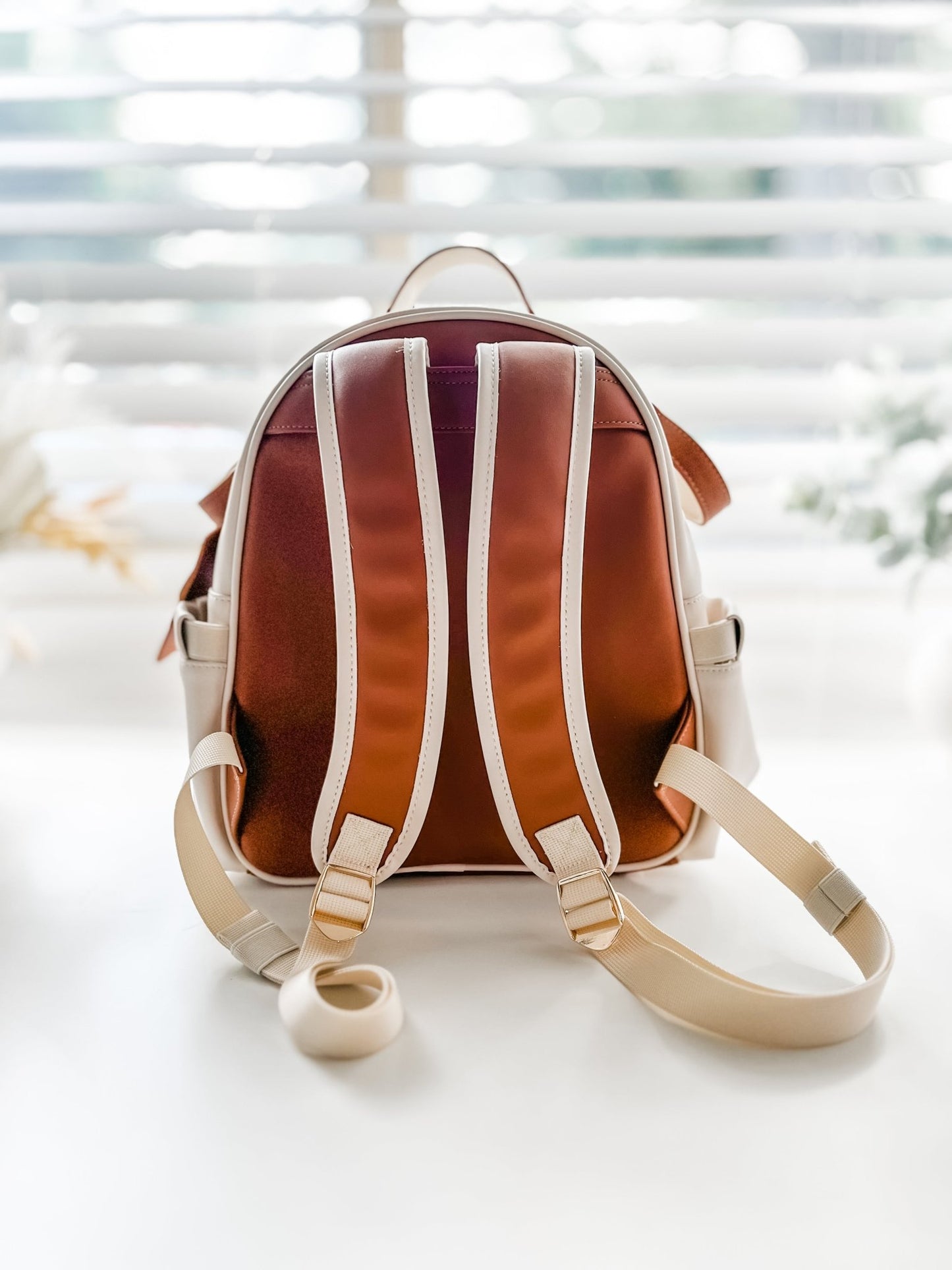 Banksia - Vegan Leather Nappy Backpack - Mumma Bear