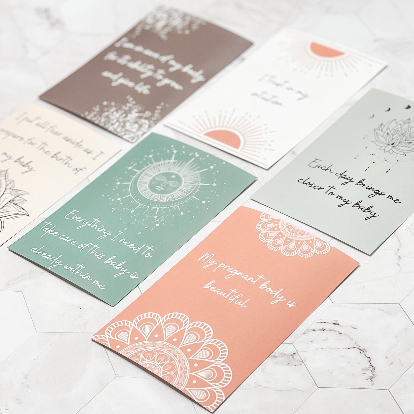 BUNDLE Pregnancy + Birth Affirmation Cards Kit (Digital Download) - Mumma Bear