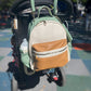Eucalyptus - Vegan Leather Nappy Backpack - Mumma Bear