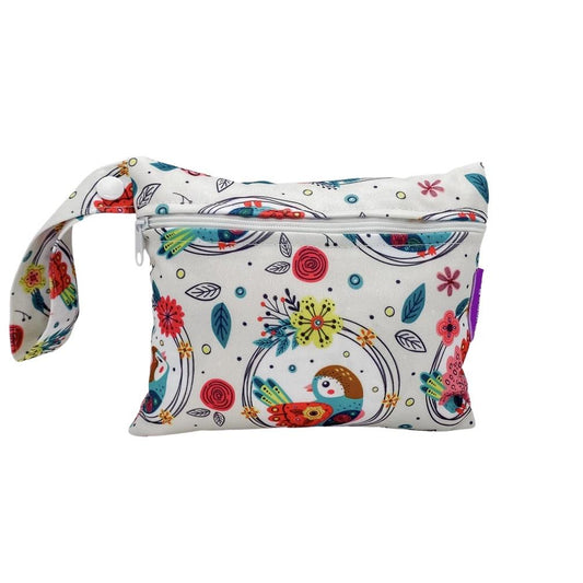 Mini Wet Bag - Mellow Meadow - Mumma Bear Mum And Baby