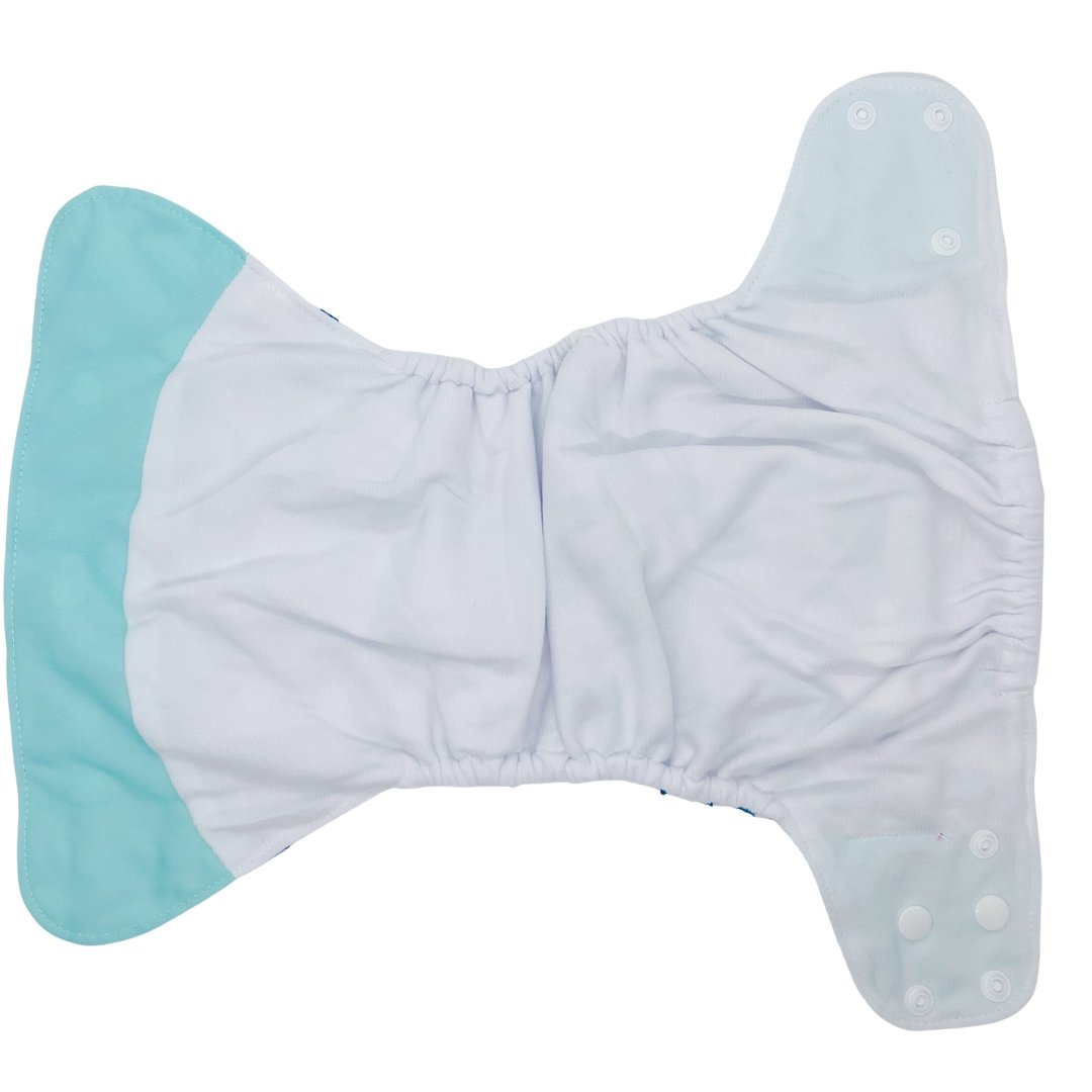 Suede Cloth Nappy - Party Animals - Mumma Bear Mum And Baby