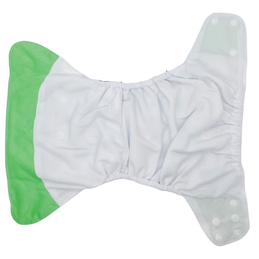 Suede Cloth Nappy - Pool Party - Mumma Bear Mum And Baby