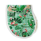 2 in 1 Bib & Burp Cloth 6 Layer Bamboo Cotton - Jungle Sloth - Mumma Bear