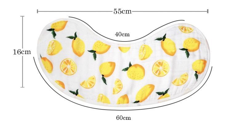 2 in 1 Bib & Burp Cloth 6 Layer Bamboo Cotton - Unicorns - Mumma Bear Mum And Baby