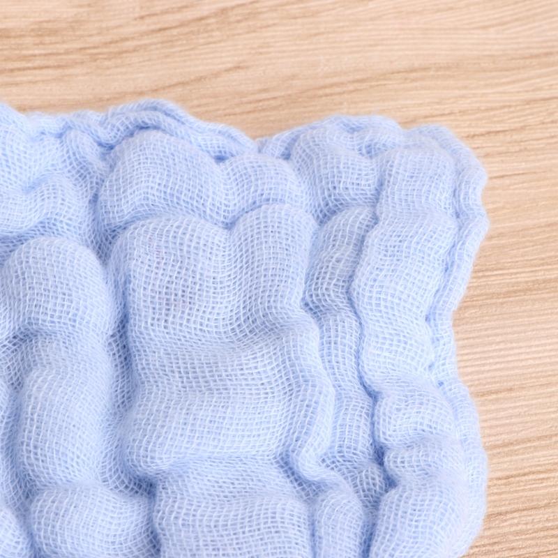 6-Layer Muslin Cotton Bandana Bib - Blue - Mumma Bear Mum And Baby