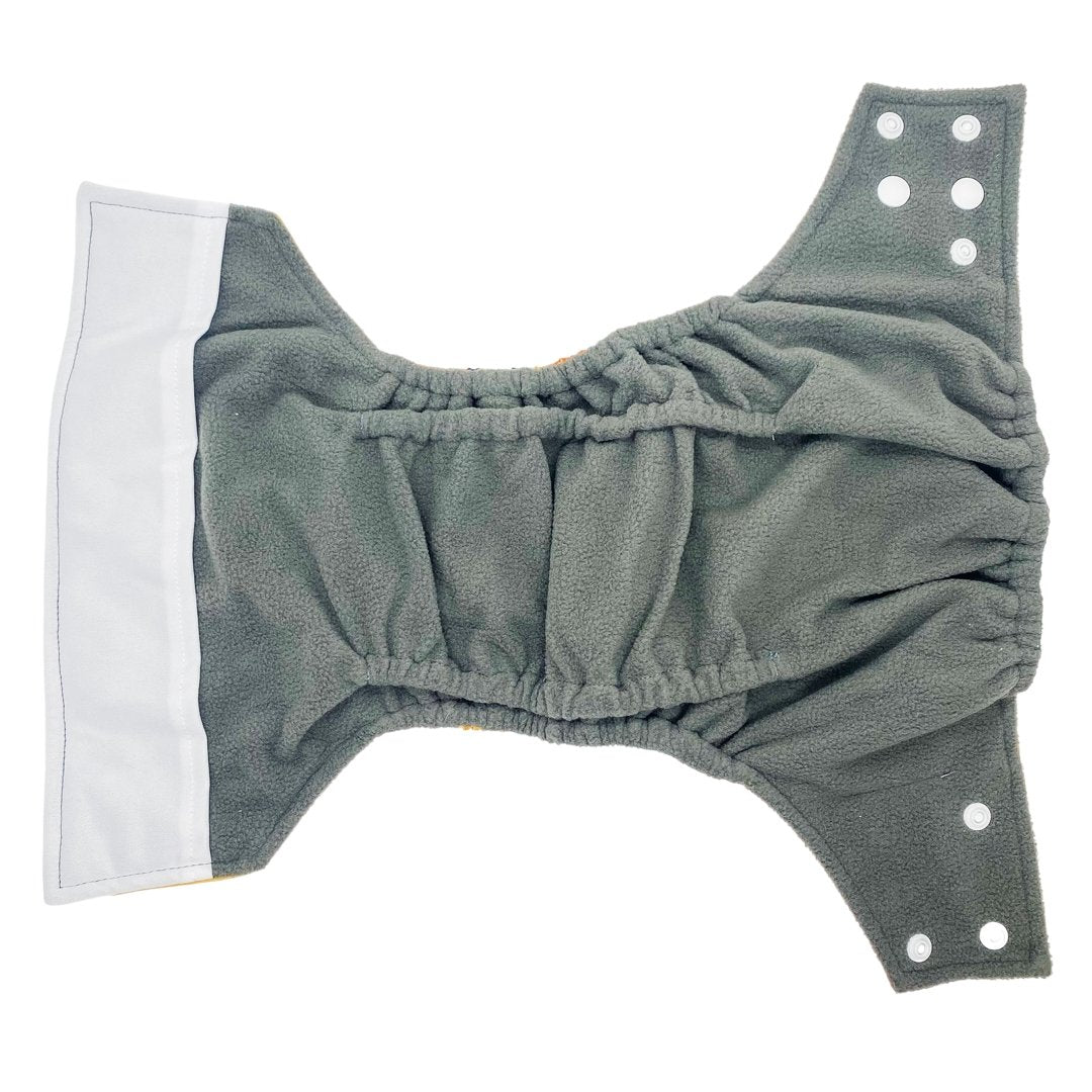 Bamboo Charcoal Cloth Nappy - Happy Hearts - Mumma Bear Mum And Baby