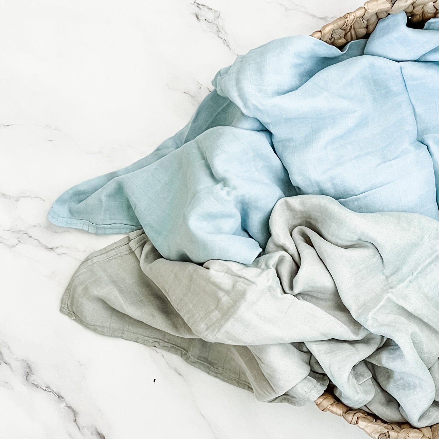 Bamboo + Organic Cotton Muslin Wraps - Francis - Mumma Bear