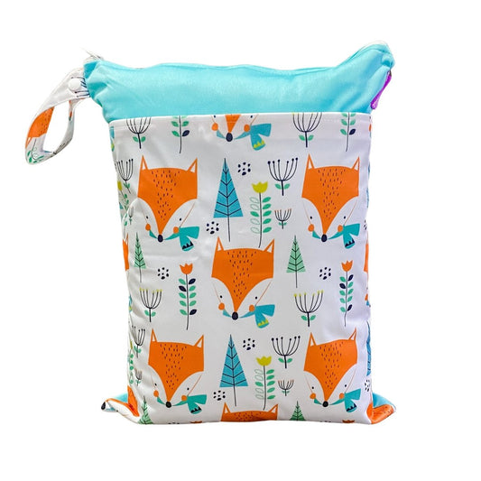 Large Wet Bag Double Zip - Field Fox - Mumma Bear Mum And Baby