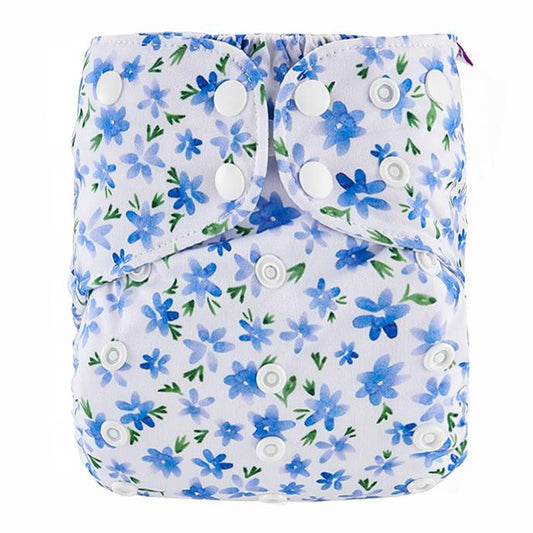 Pixie Blue - Premium Cloth Nappy - Mumma Bear Mum And Baby