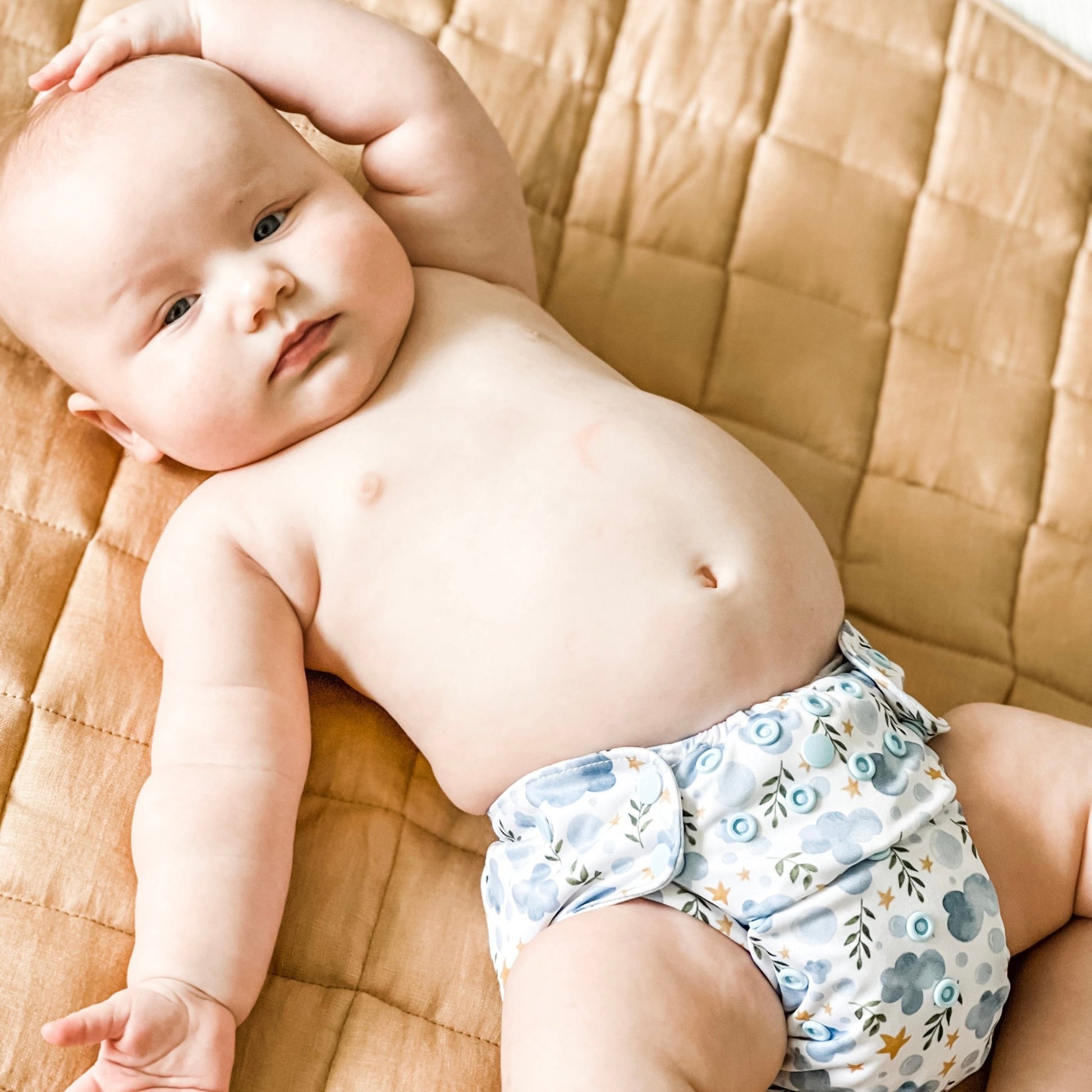 Pixie Blue - Premium Cloth Nappy - Mumma Bear