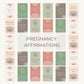 Positive Pregnancy Affirmation Cards Kit (Digital Download) - Mumma Bear Mum And Baby
