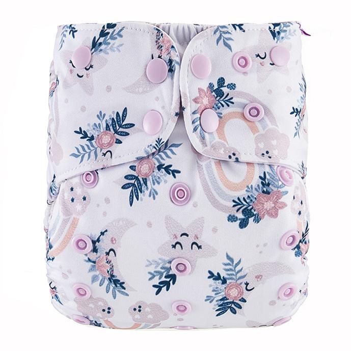 Rainbow Kisses - Premium Cloth Nappy - Mumma Bear Mum And Baby