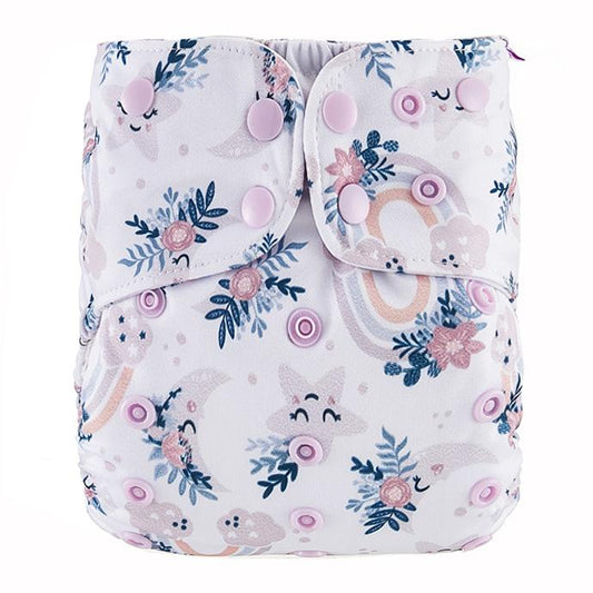 Rainbow Kisses - Premium Cloth Nappy - Mumma Bear Mum And Baby