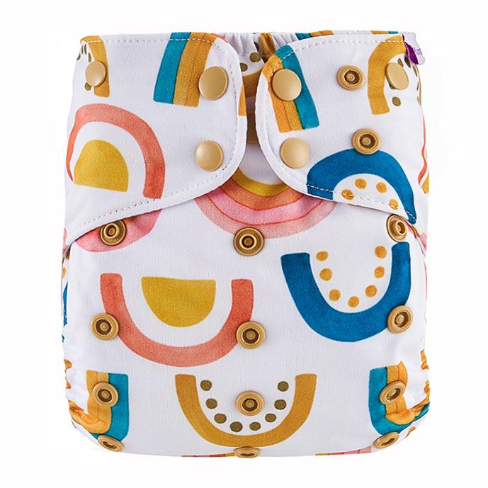 Rainbow Rush - Premium Cloth Nappy - Mumma Bear Mum And Baby