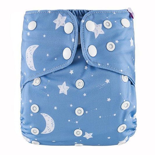 Shooting Stars - Premium Cloth Nappy - Mumma Bear Mum And Baby