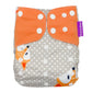 Suede Cloth Nappy - Fox & Dots - Mumma Bear Mum And Baby