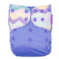 Suede Cloth Nappy - Lavender Waves - Mumma Bear Mum And Baby