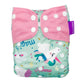 Suede Cloth Nappy - Unicorn Magic - Mumma Bear Mum And Baby